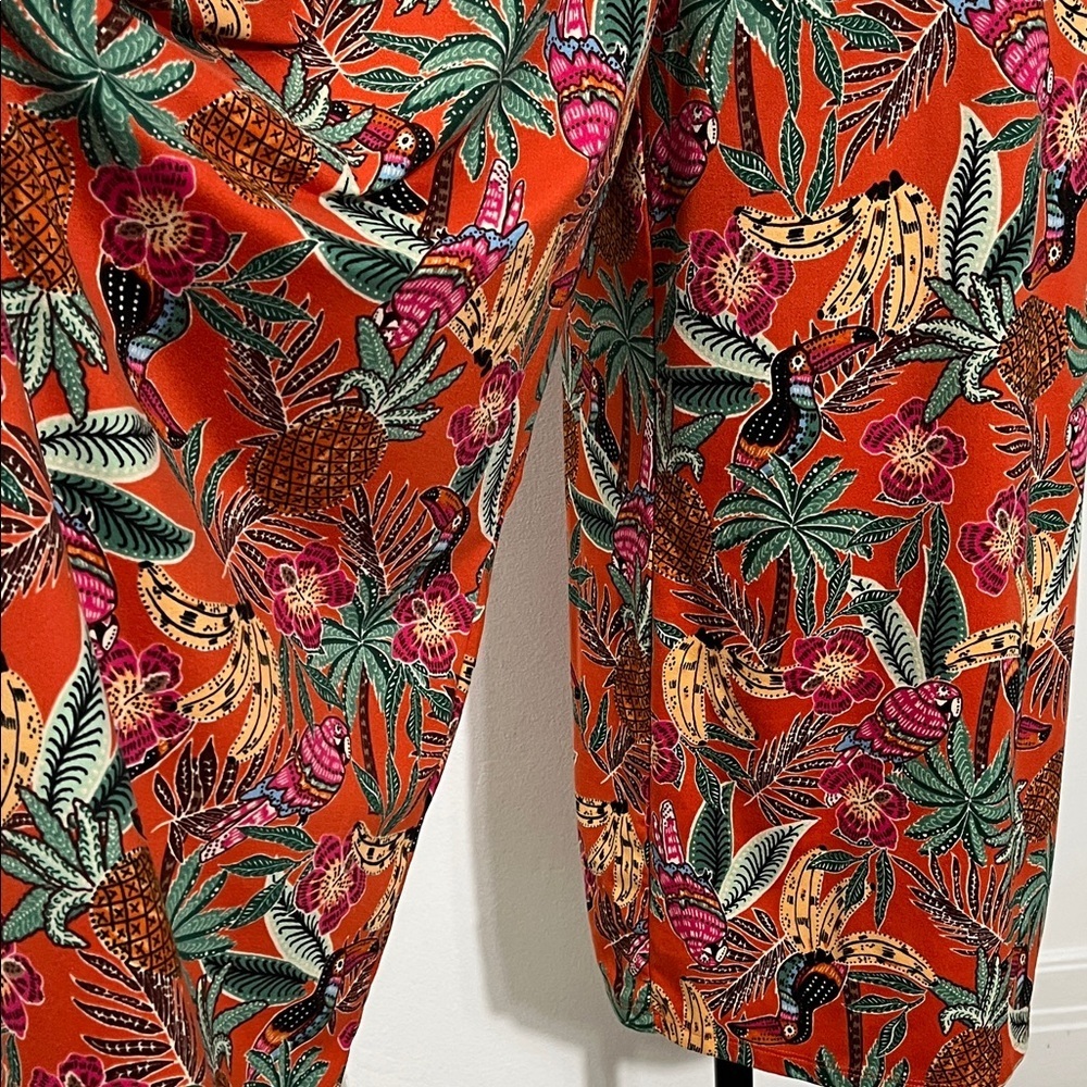 Tropical Print Jumpsuit - Picture 3 of 9